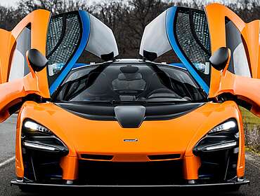 McLaren Senna GTR SENNA °MSO°1 OF 500°ORANGE/BLUE°++