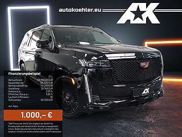 Cadillac Escalade Escalade Black Sport Platinum,23Zoll,Klappe,Voll