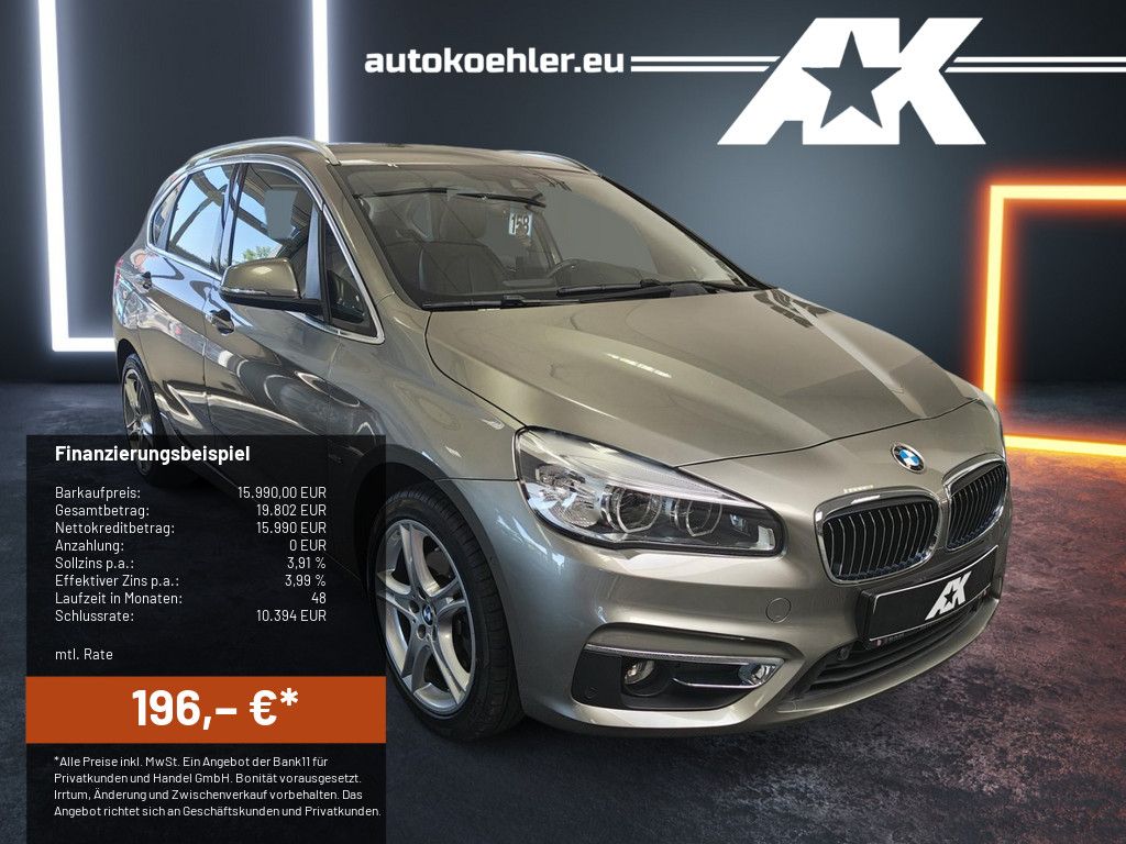 BMW 218 218i LUXURY LINE LED NAVI LEDER Kamera 17&quot;