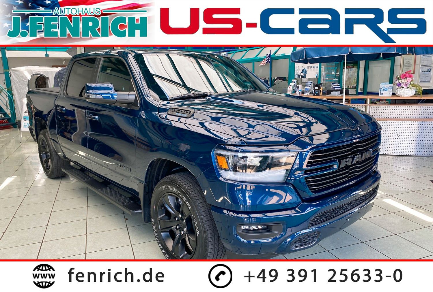 Dodge RAM RAM 5,7 V8 4x4 Sport| ETORQUE|12&quot; NAV|LED|20&quot;ALU