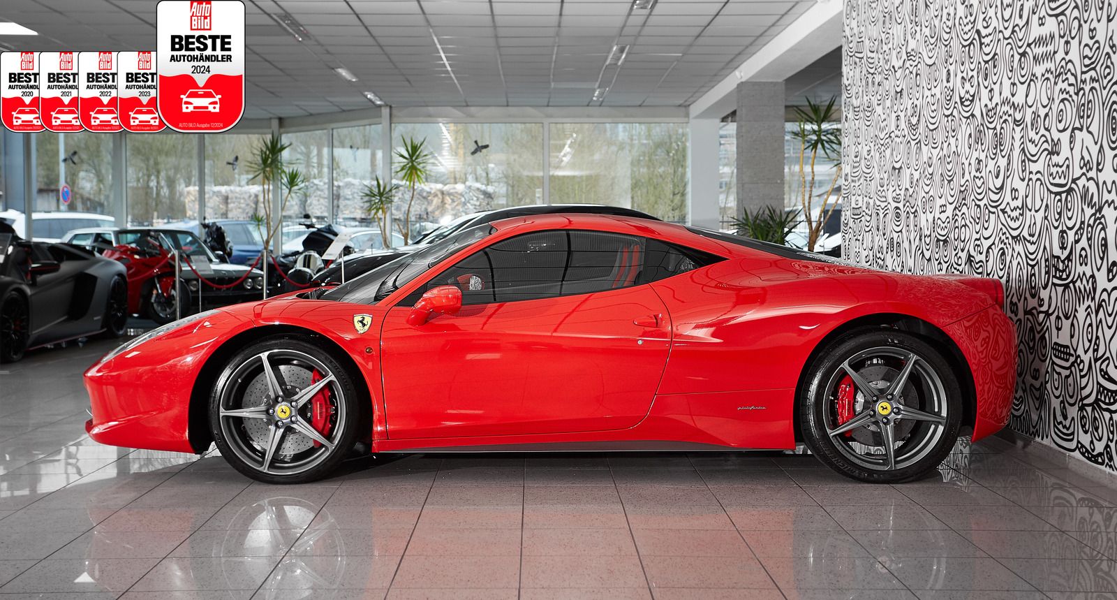 Ferrari 458 458 Italia RACING SEATS*LED LENK*CARBON*CAPRISTO