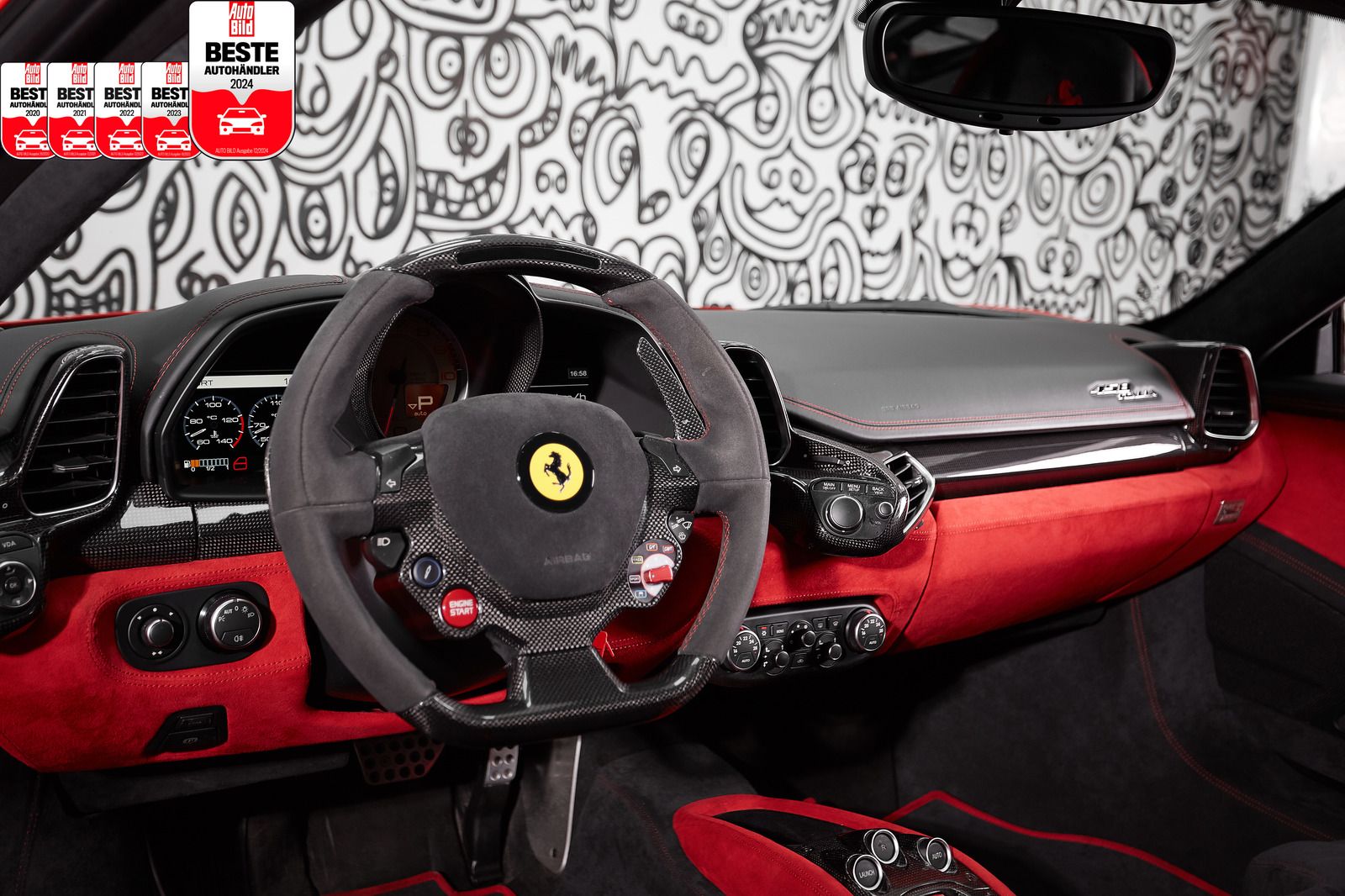 Ferrari 458 458 Italia RACING SEATS*LED LENK*CARBON*CAPRISTO