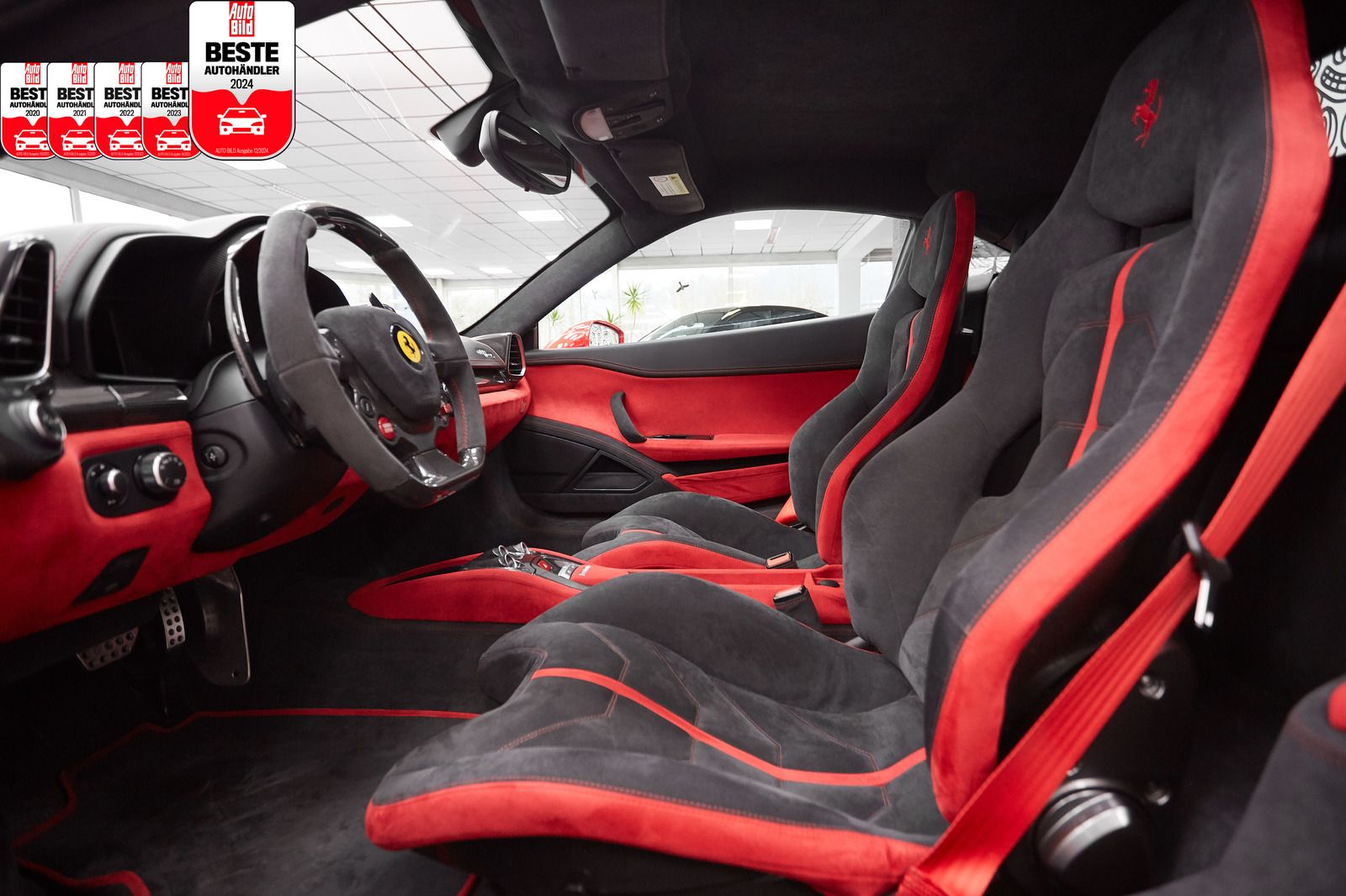 Ferrari 458 458 Italia RACING SEATS*LED LENK*CARBON*CAPRISTO