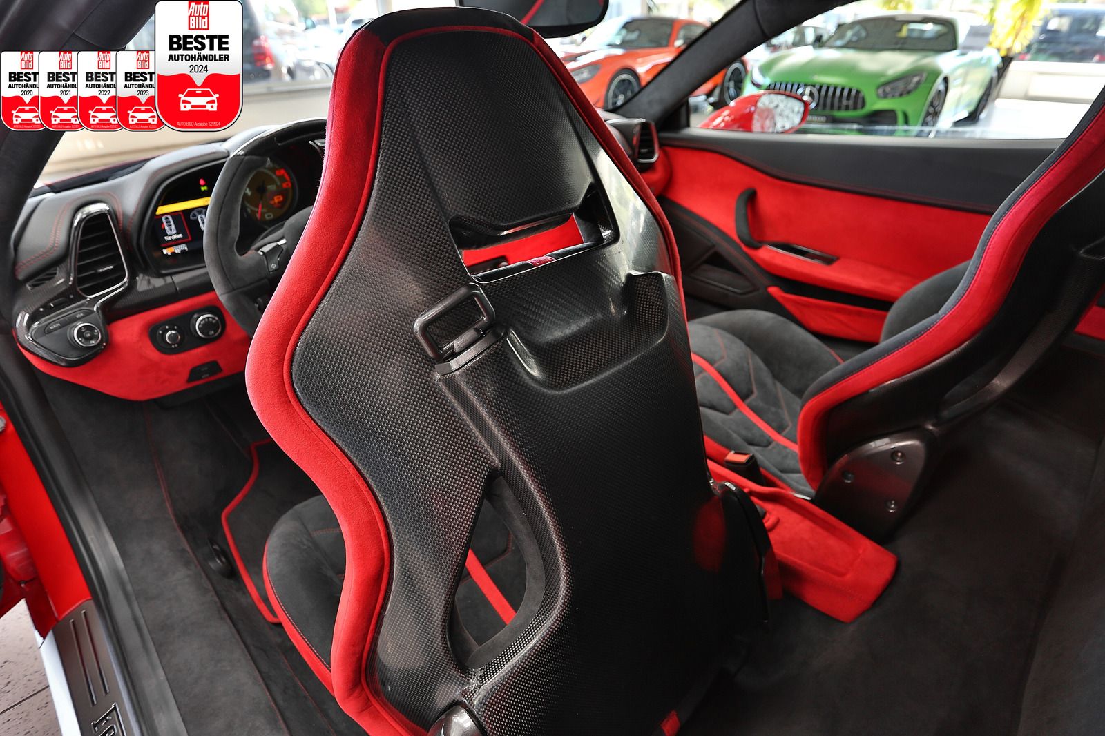 Ferrari 458 458 Italia RACING SEATS*LED LENK*CARBON*CAPRISTO