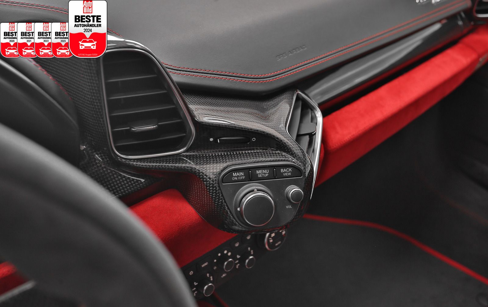 Ferrari 458 458 Italia RACING SEATS*LED LENK*CARBON*CAPRISTO