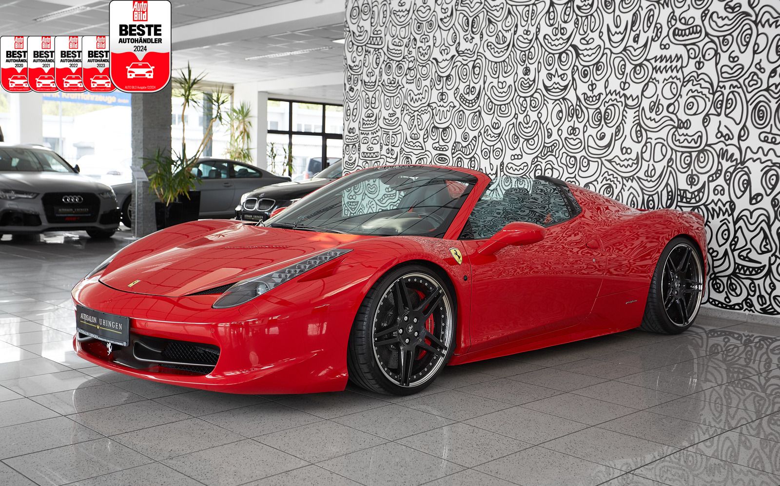 Ferrari 458 458 Spider NOVITEC*CAPRISTO*LIFT*SHIELDS*UNIKAT!