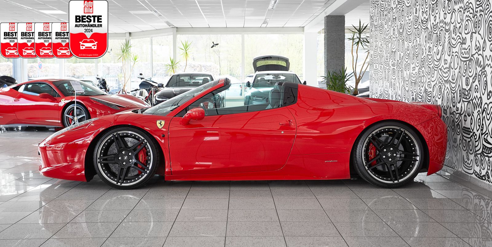 Ferrari 458 458 Spider NOVITEC*CAPRISTO*LIFT*SHIELDS*UNIKAT!