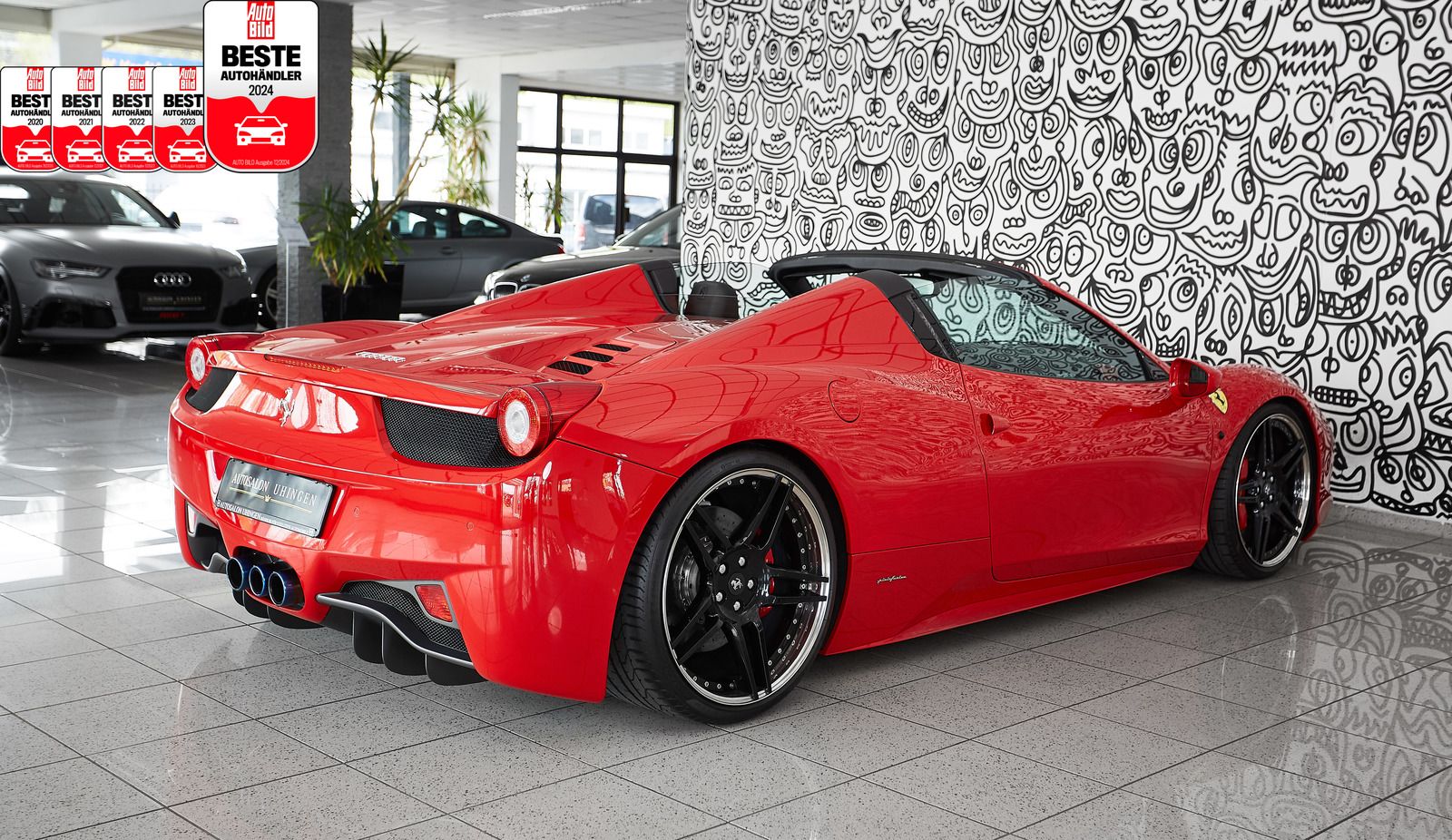 Ferrari 458 458 Spider NOVITEC*CAPRISTO*LIFT*SHIELDS*UNIKAT!