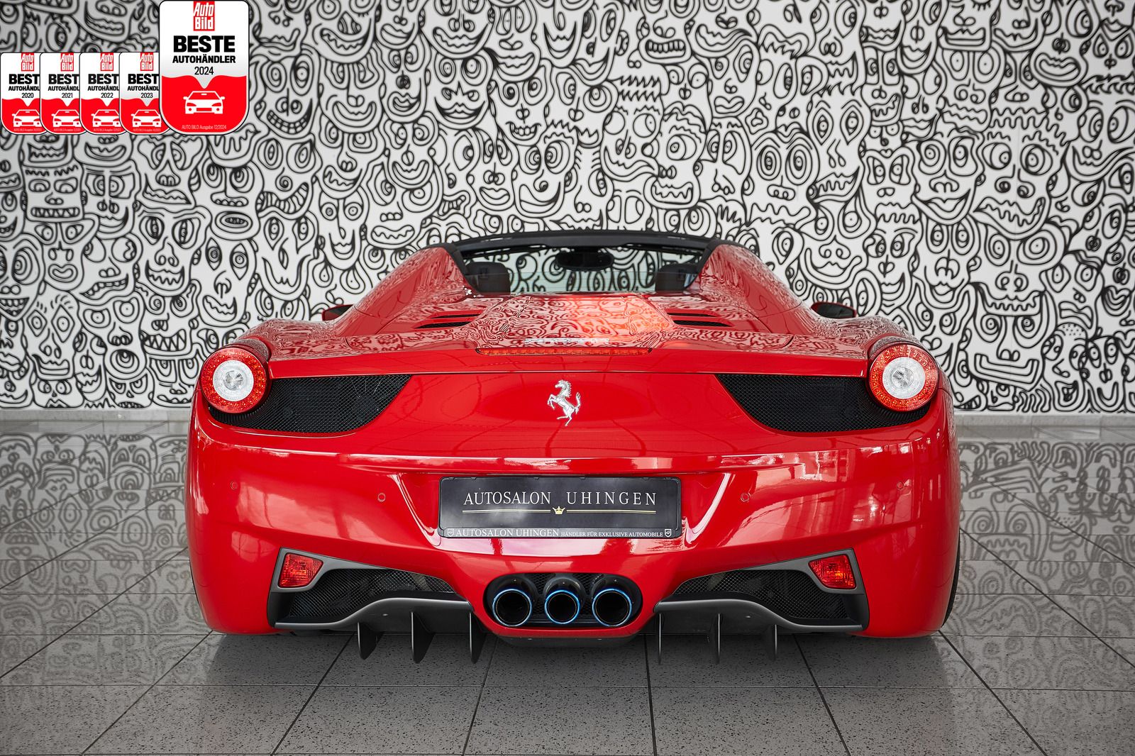 Ferrari 458 458 Spider NOVITEC*CAPRISTO*LIFT*SHIELDS*UNIKAT!