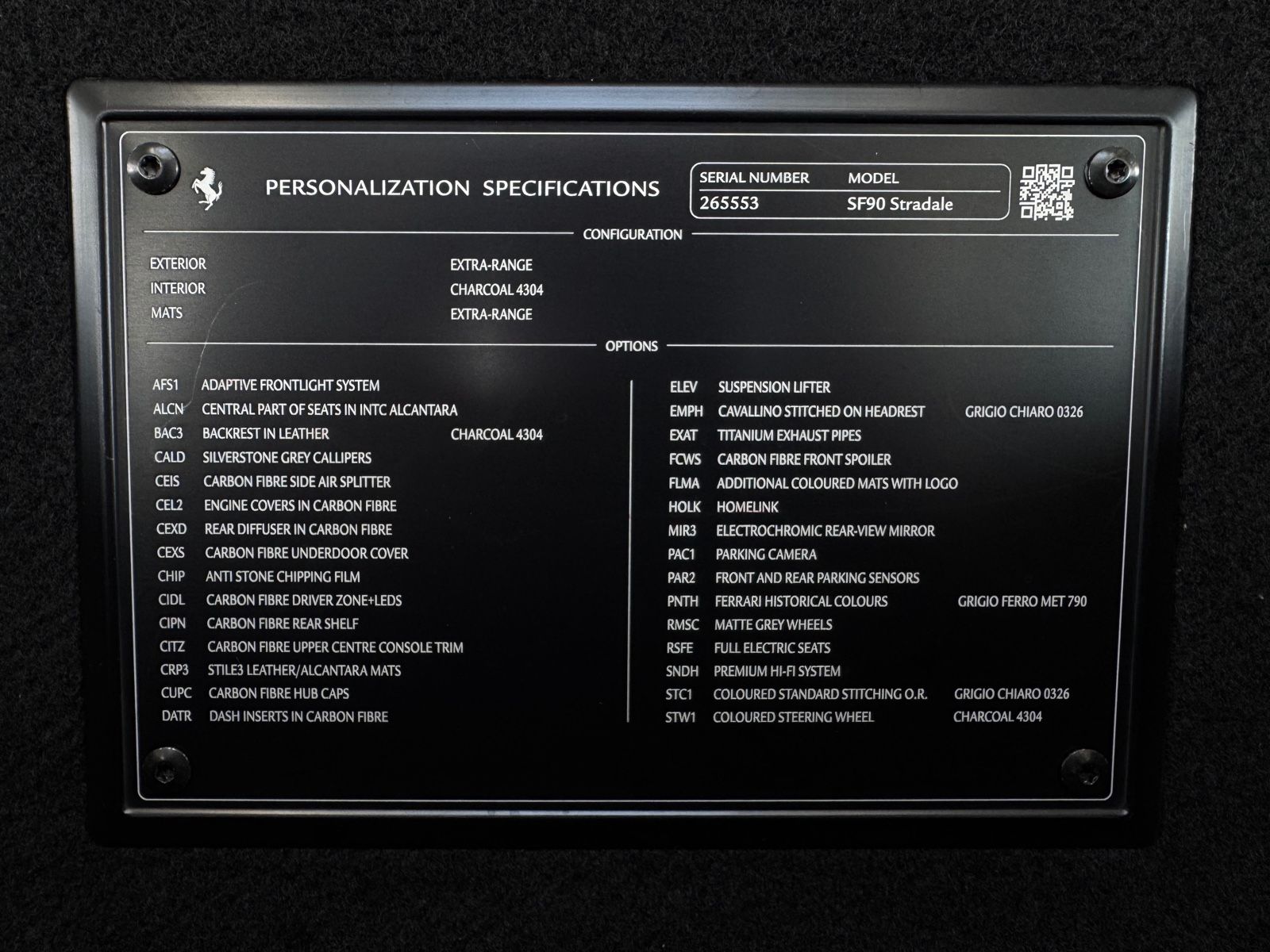 Ferrari SF90 SF90 VOLLCARBON/LIFT/HIFI/DEUTSCH