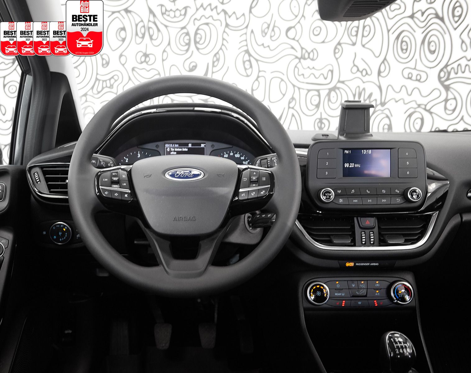 Ford Fiesta Fiesta SPUR*SITZH*LENKRADHEIZ*PDC*KOMFORT*5-TÜR*