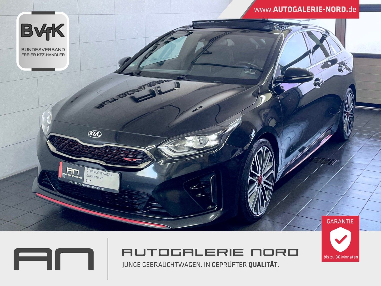 Kia pro cee'd / ProCeed ProCeed GT Wildleder+Pano+JBL-Sound+Kia-Garantie