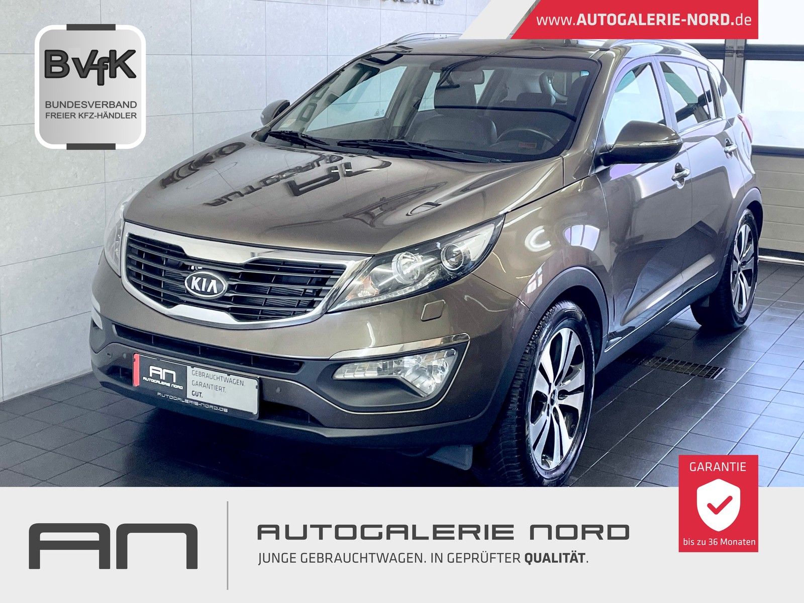 Kia Sportage Sportage Spirit 2WD 1.HD+Leder+Navi+Xenon+Autoga