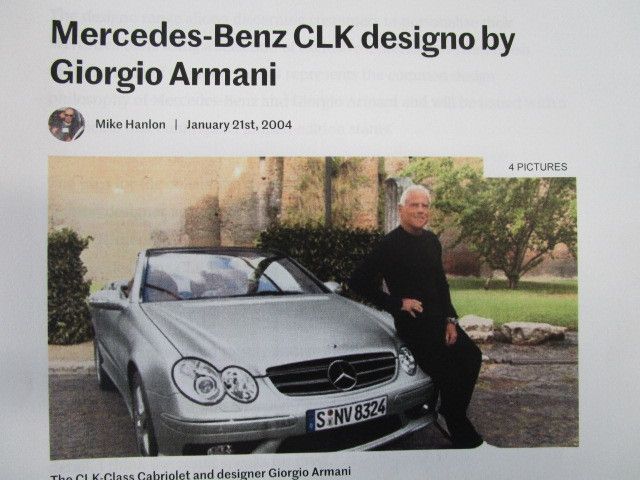 Mercedes-Benz CLK 500 Cabrio Giorgio Armani Edition, 1 von 100