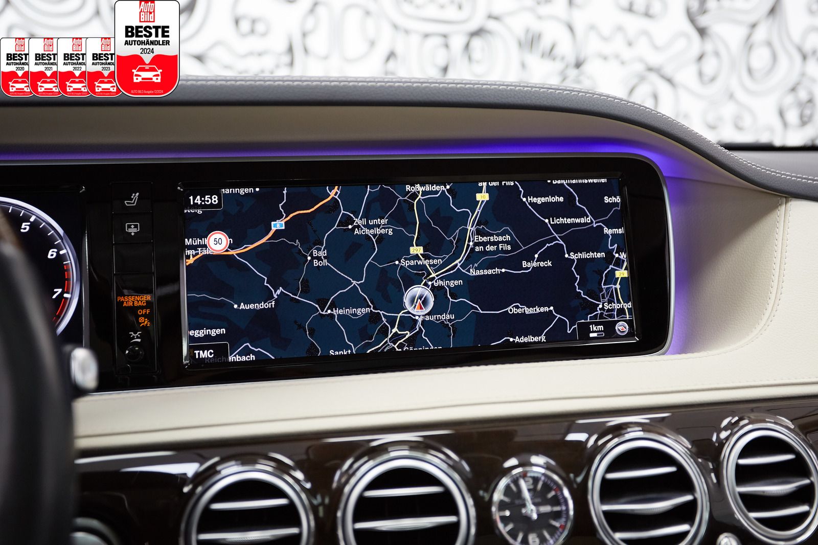 Mercedes-Benz S 500 S 500 MAYBACH*ORIGINAL*4-MATIC*FIRST-CLASS FOND*