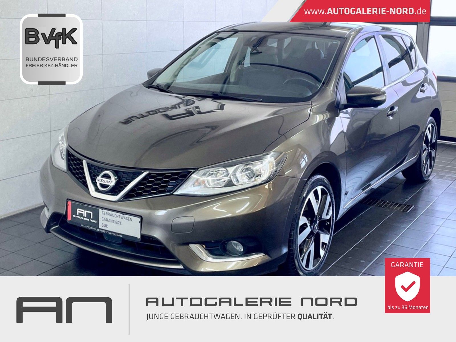 Nissan Pulsar Pulsar Tekna 1.Hand+Leder+Navi+Kamera