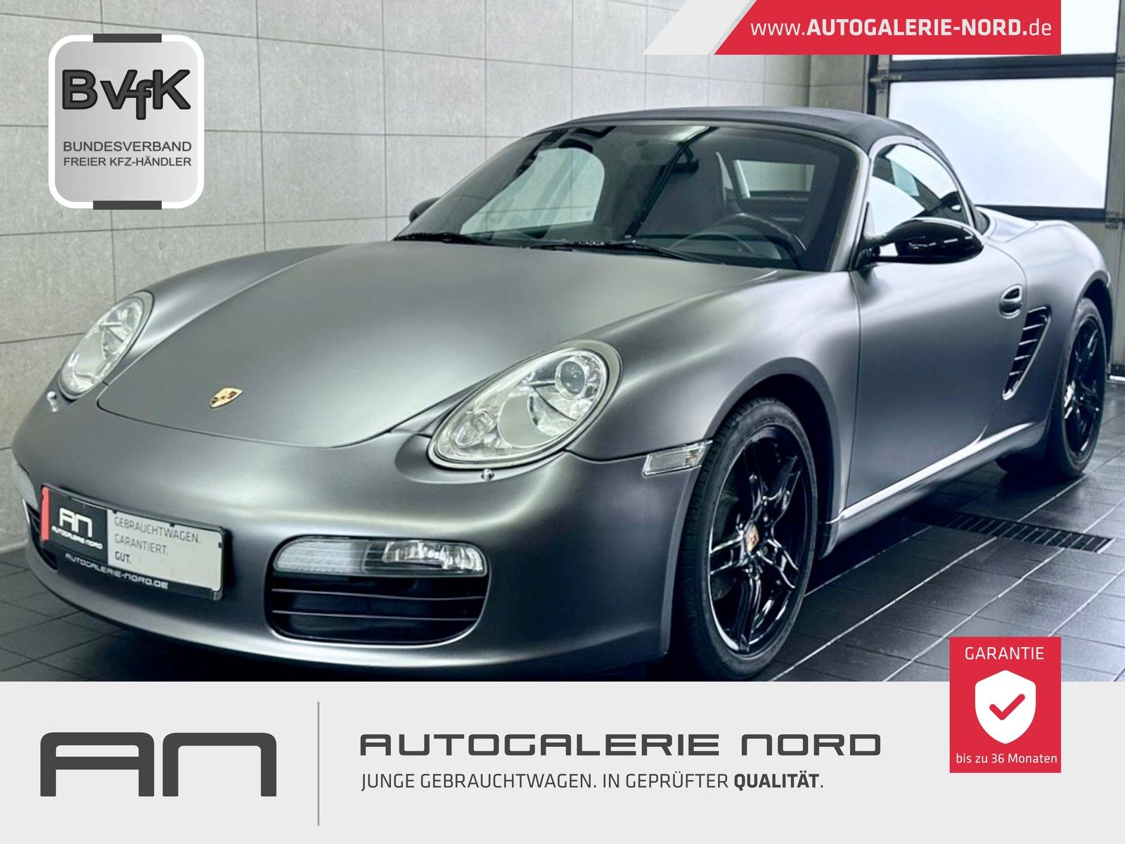 Porsche Boxster Boxster Cabrio Xenon+Leder+PCM-Carplay+Schalter