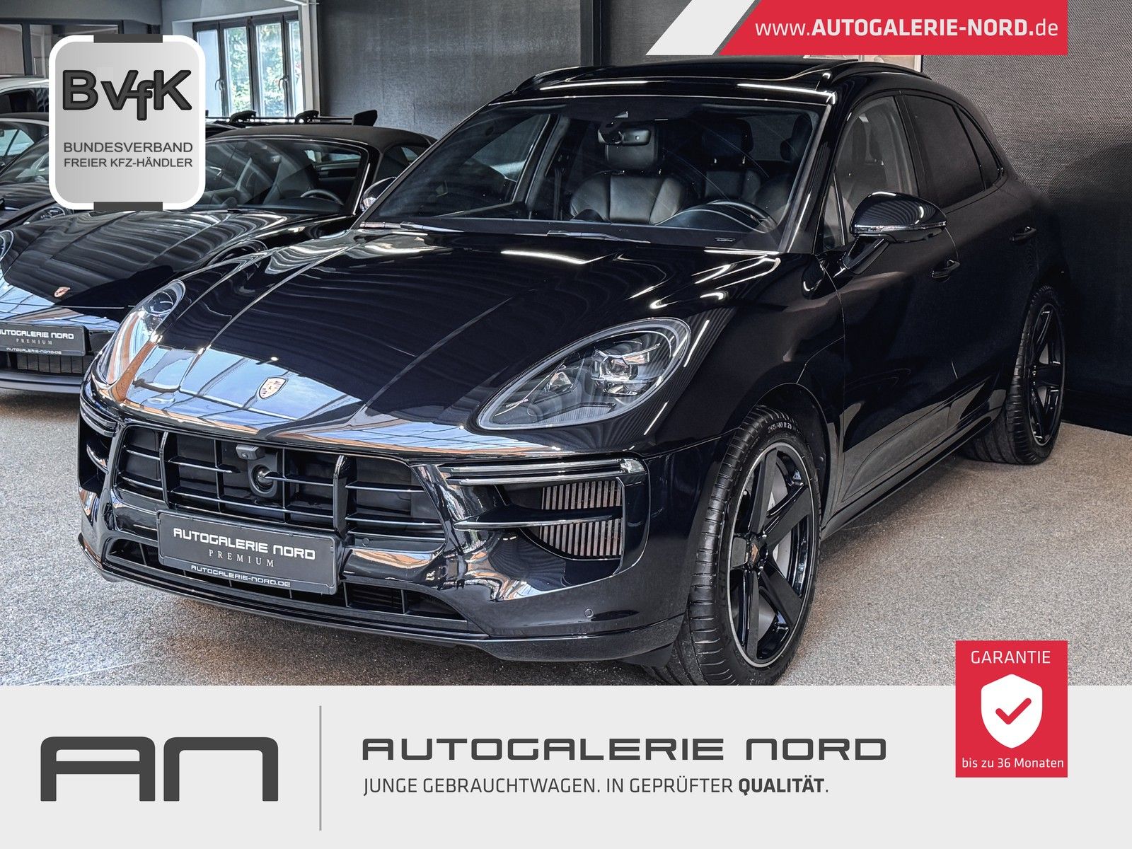 Porsche Macan Macan Turbo Approved+Pano+ACC+360°K+Sport-AGA