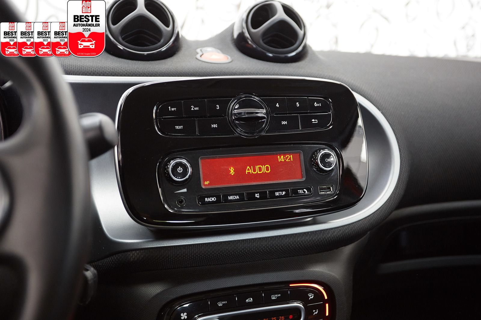 Smart ForFour ForFour TEMPOM*MULTIF*KLIMA*BLUETOOTH*AUDIO*ALU*