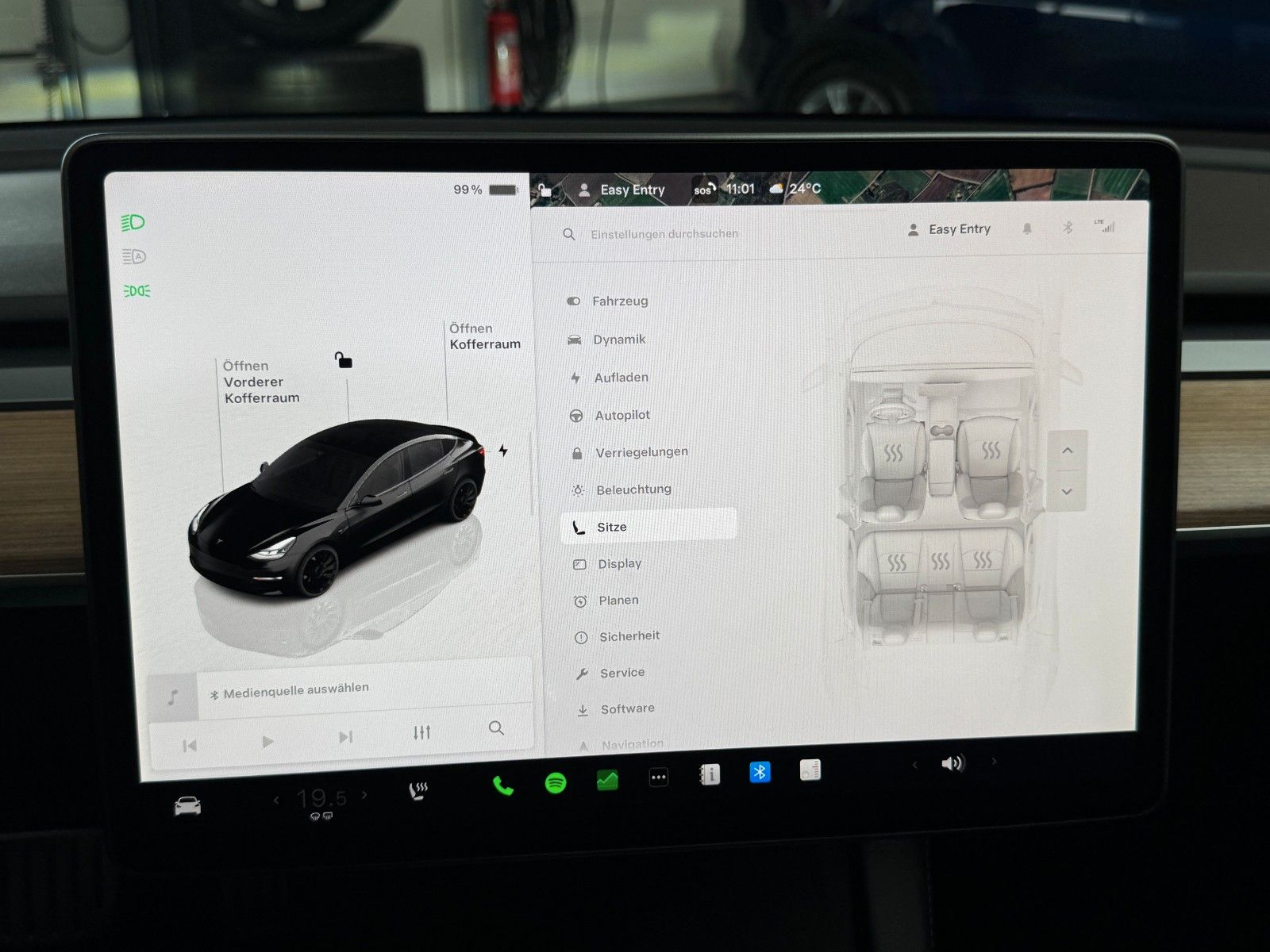 Tesla Model 3 MODEL 3 PERFORMANCE | AP3 | 20INCH | SOLID BLA |