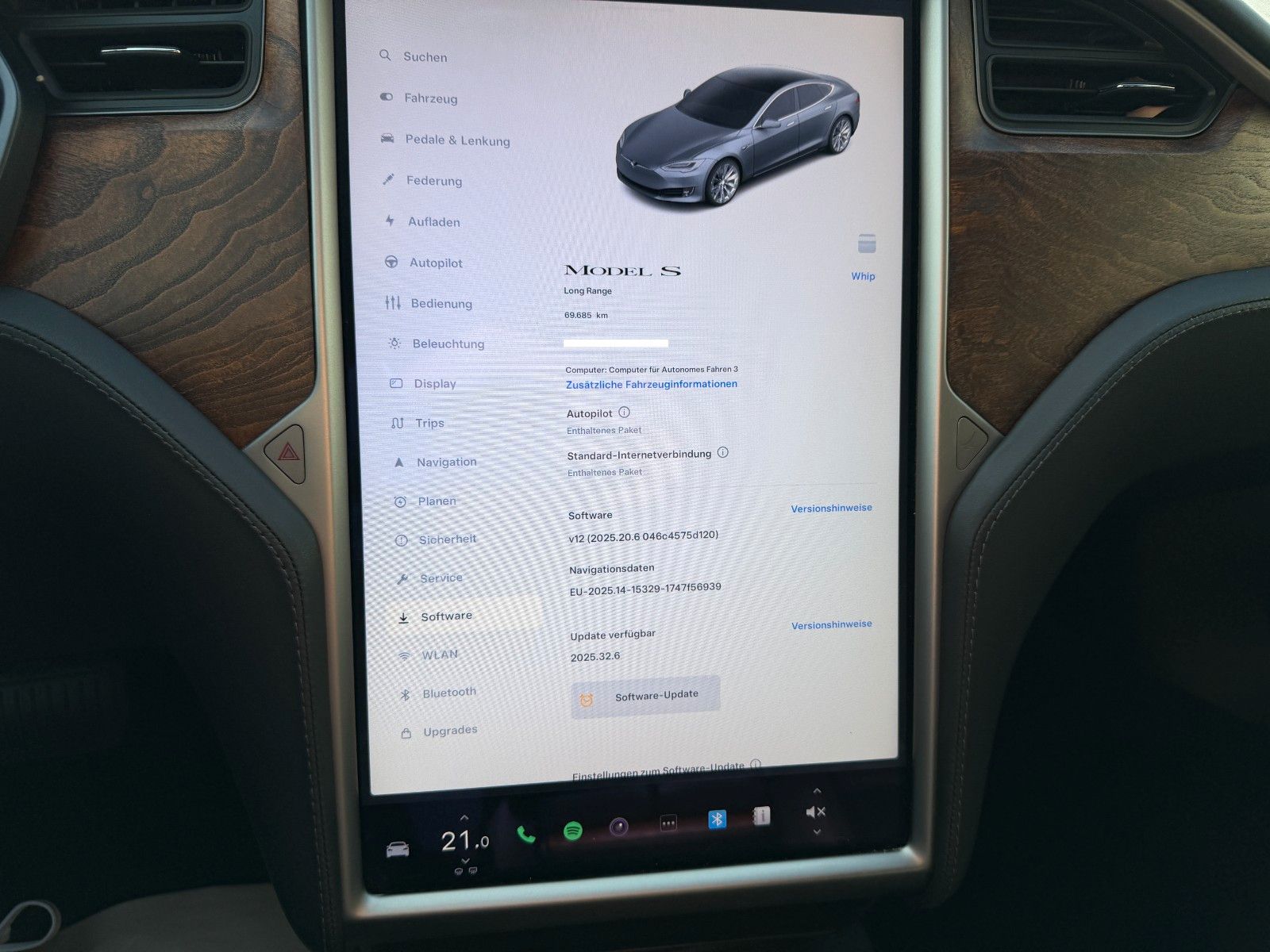 Tesla Model S MODEL S LONG RANGE RAVEN | MATT WRAP |