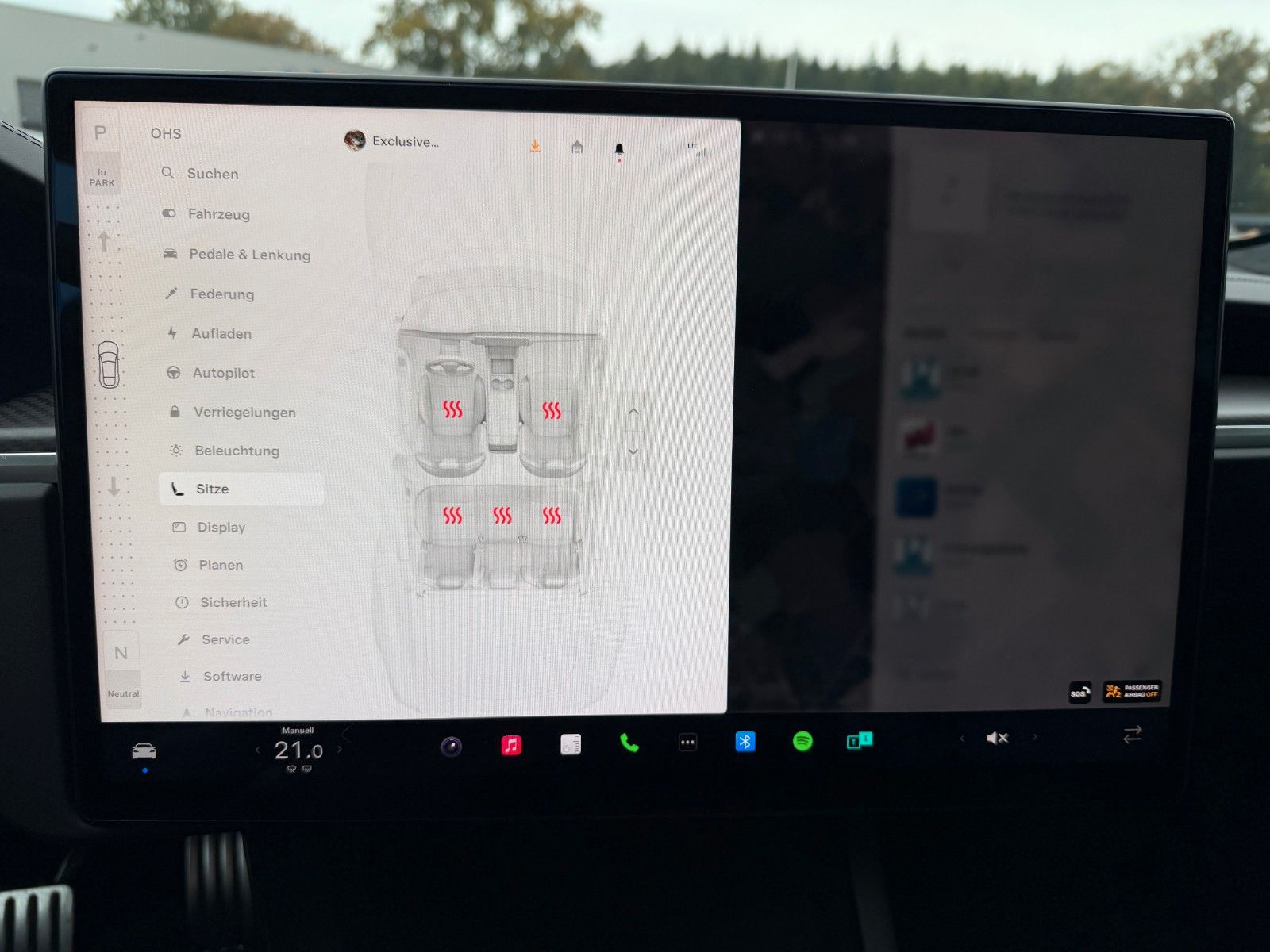 Tesla Model S MODEL S PLAID | NARDO-GREY WRAP | 21&quot; ARACHNID