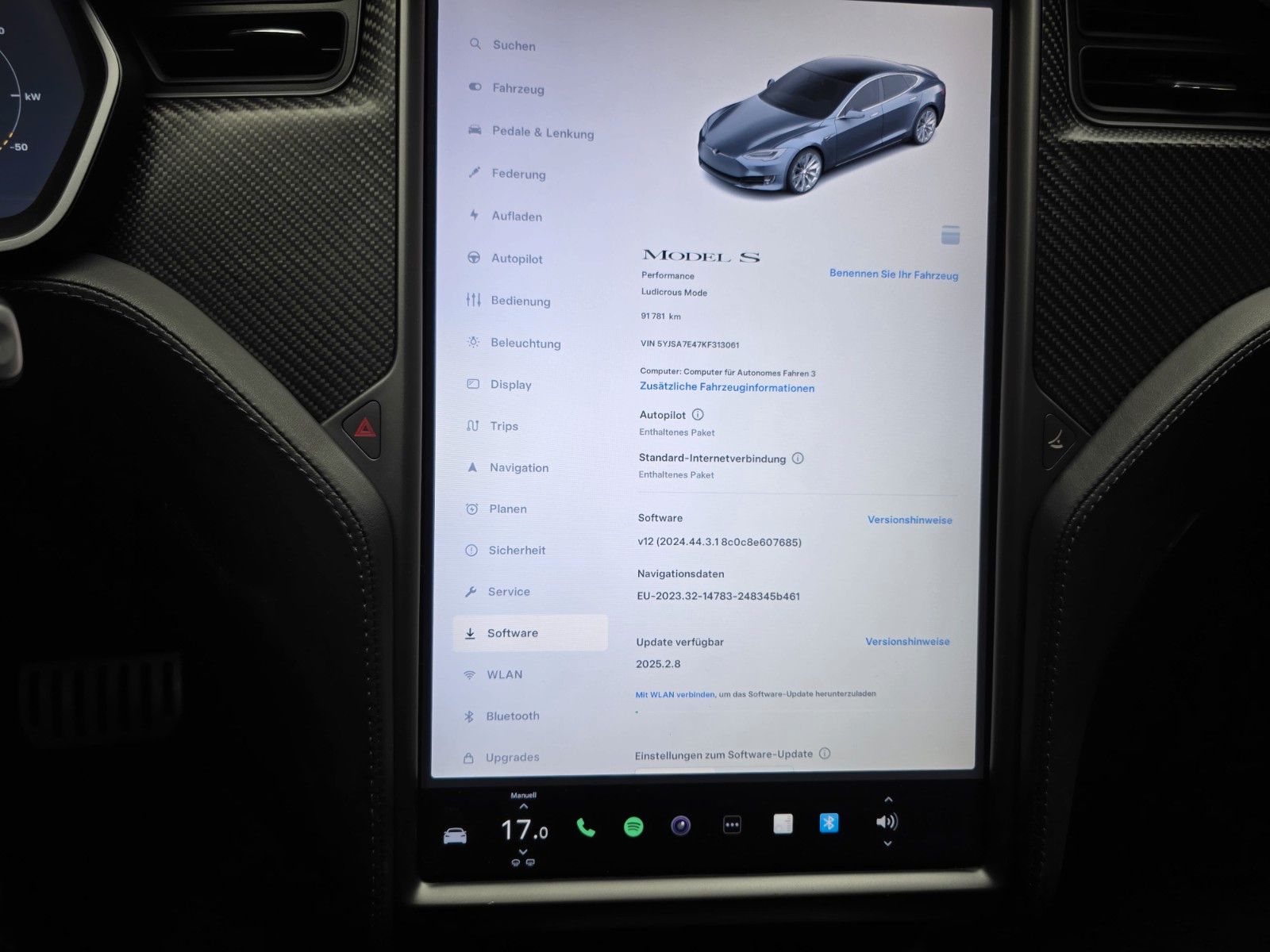 Tesla Model S MODEL S RAVEN PERFORMANCE | AP 3.0 | CARBON |