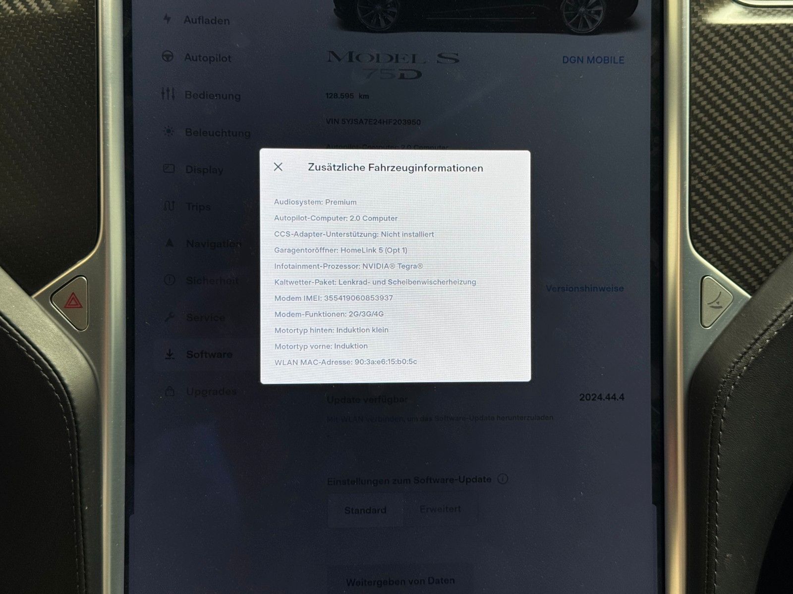 Tesla Model S MODEL S75D 21 INCH | EAP | Super Charge Free