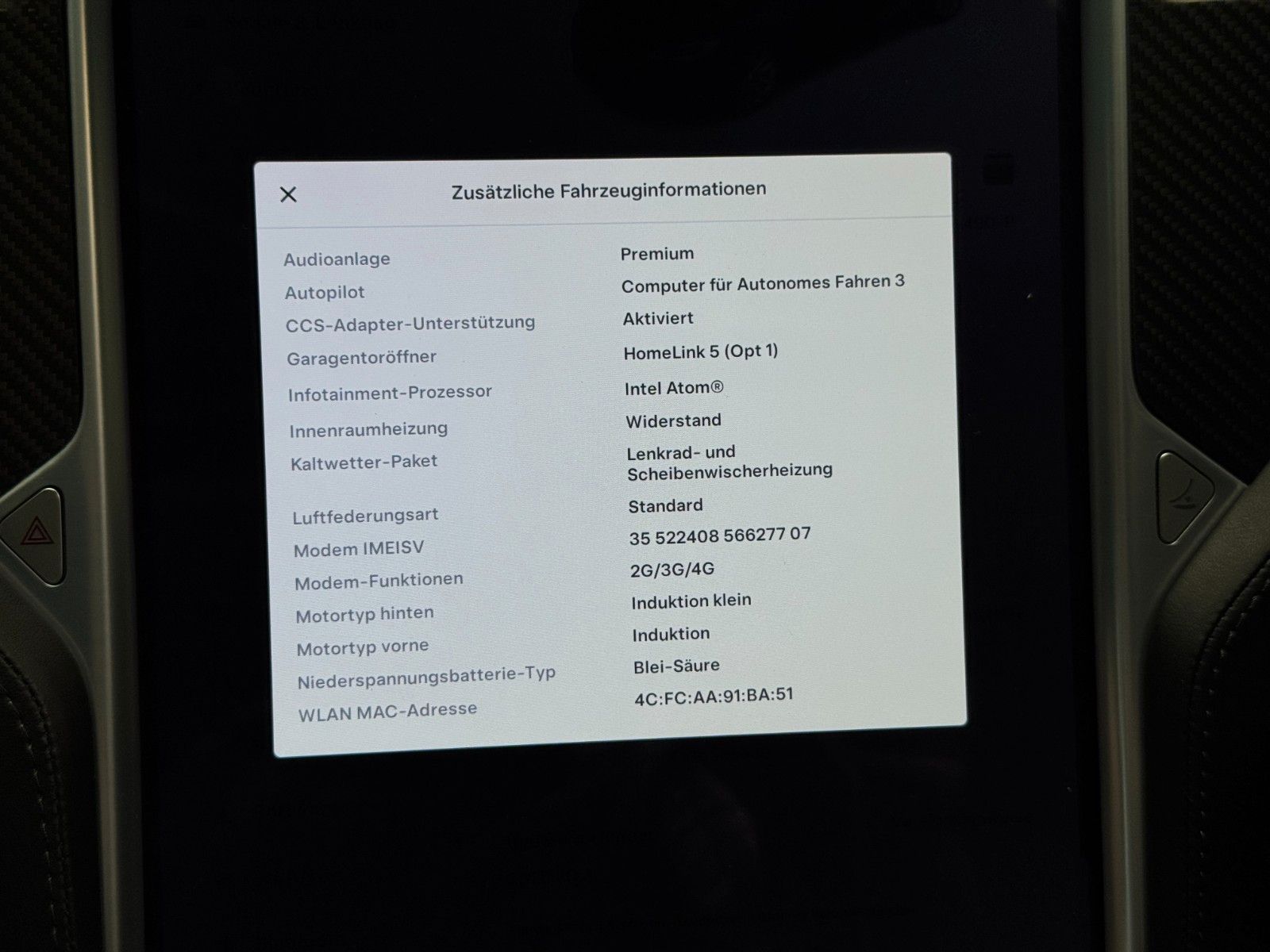 Tesla Model S MODEL S75D | ENHANCED AP | MCU2 | CCS |