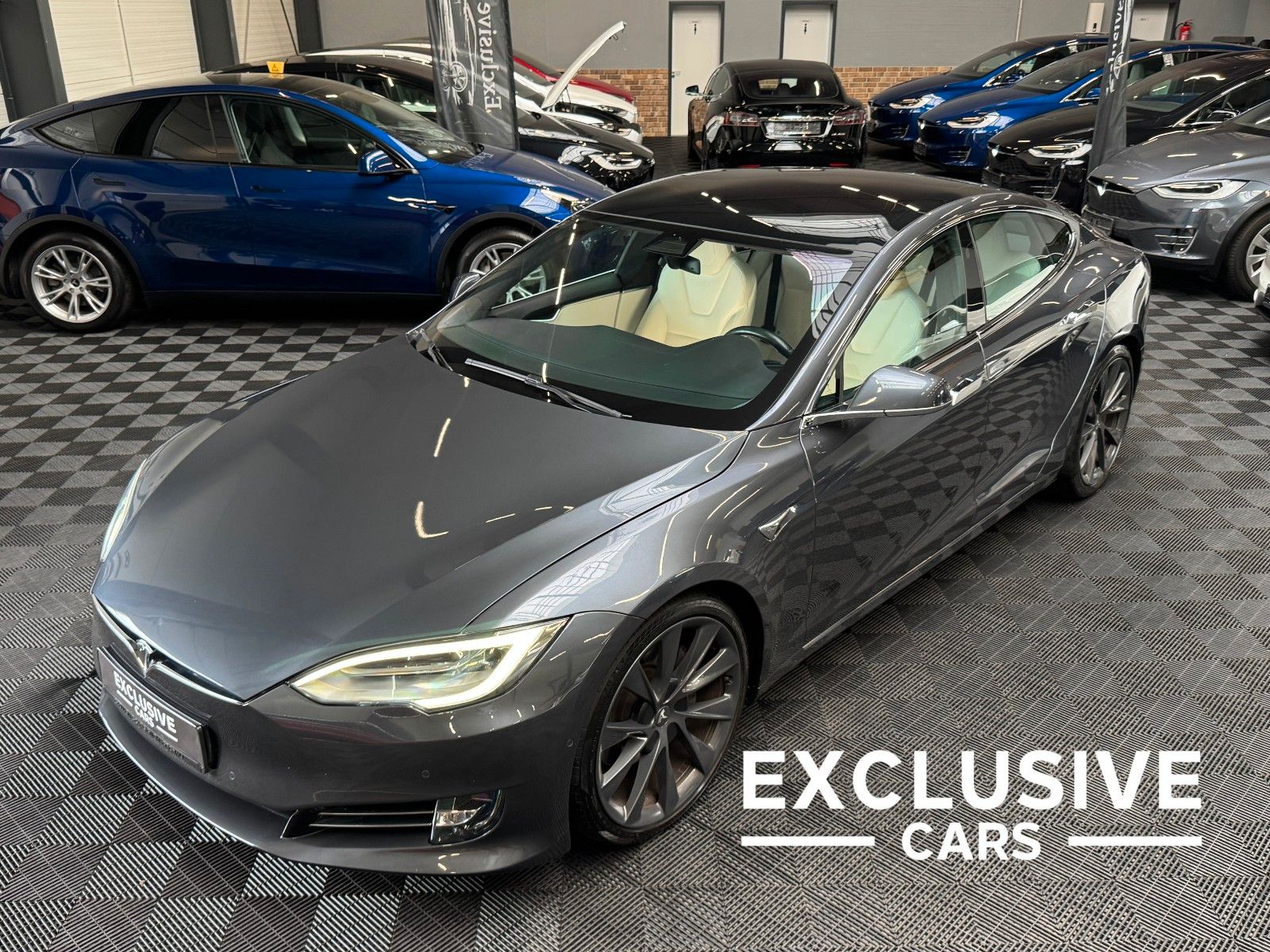 Tesla Model S MODEL S75D | MCU2 | 21INCH | WHITE SEAT |
