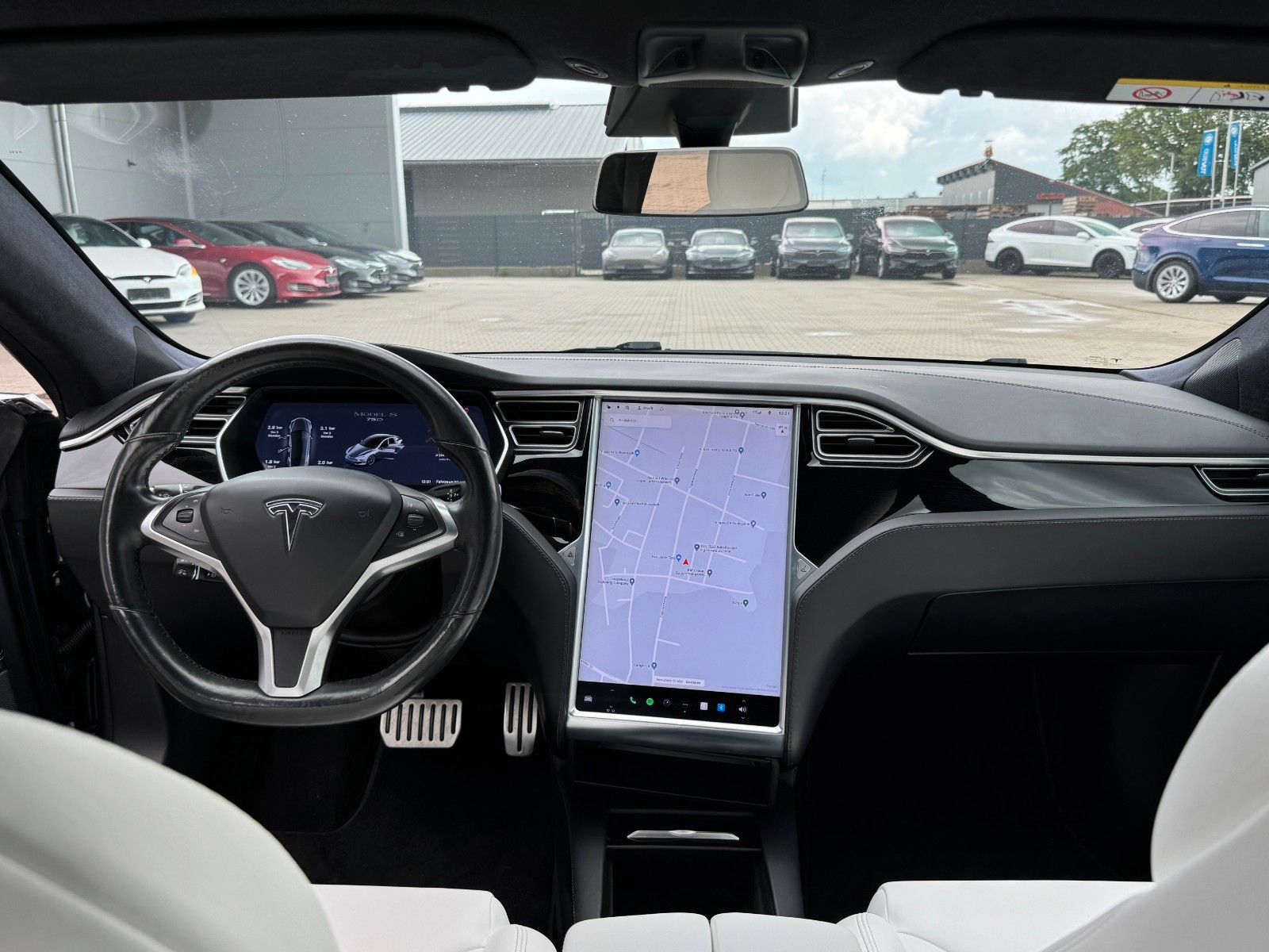Tesla Model S MODEL S75D | MCU2 | 21INCH | WHITE SEAT |