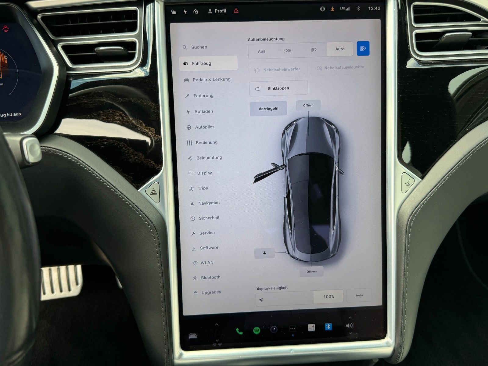 Tesla Model S MODEL S75D | MCU2 | 21INCH | WHITE SEAT |