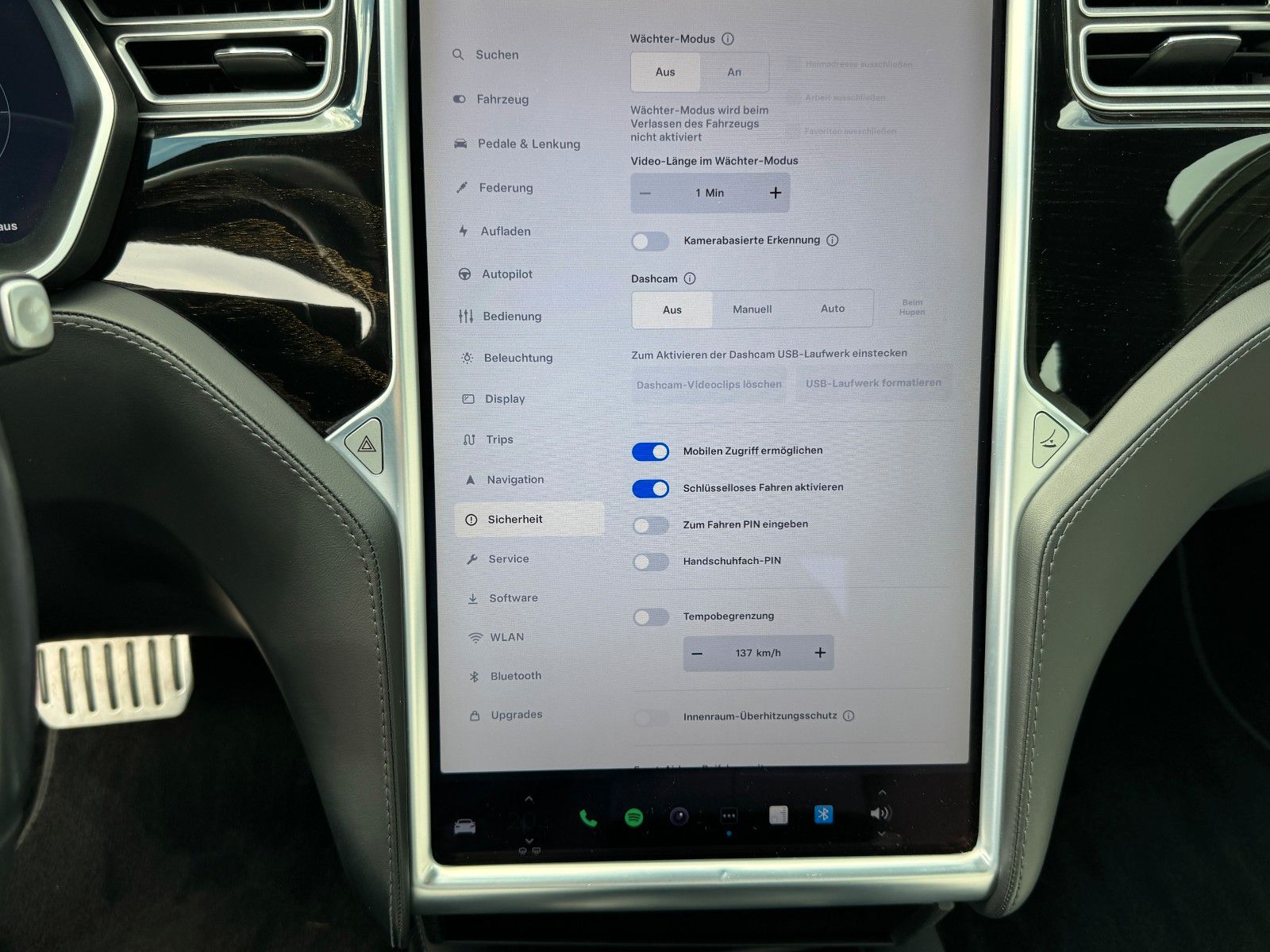 Tesla Model S MODEL S75D | MCU2 | 21INCH | WHITE SEAT |