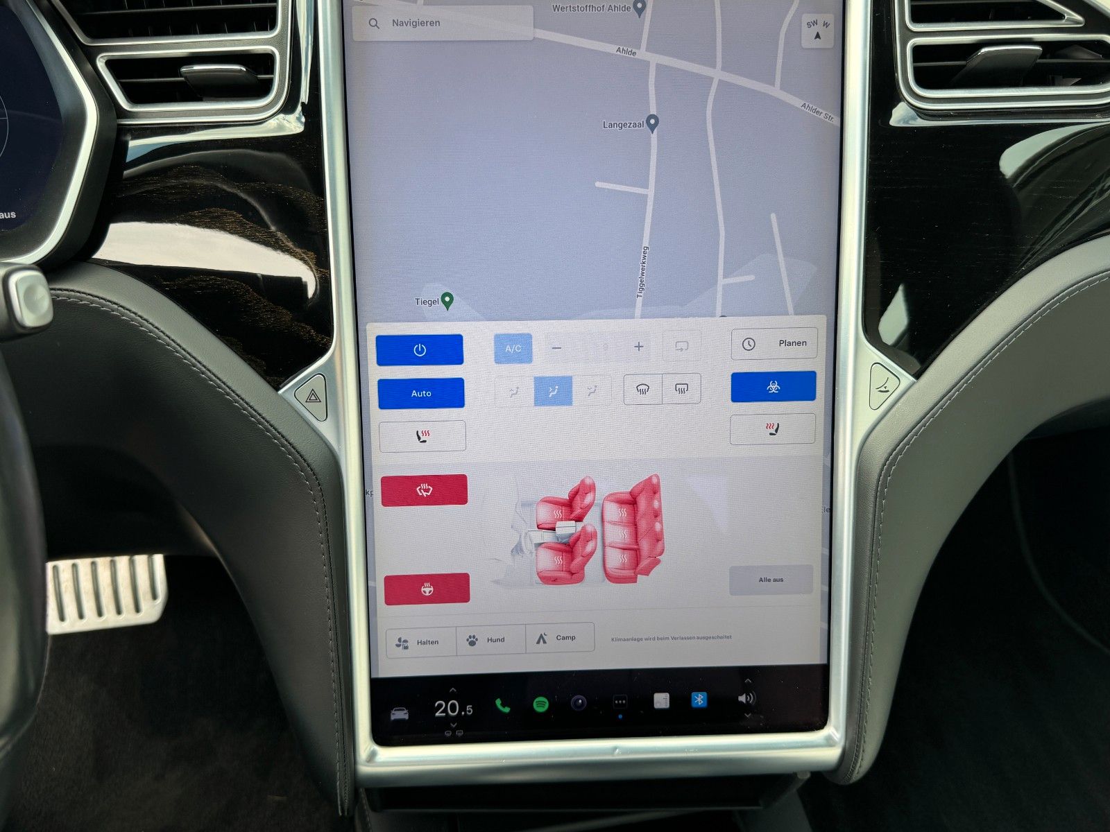 Tesla Model S MODEL S75D | MCU2 | 21INCH | WHITE SEAT |