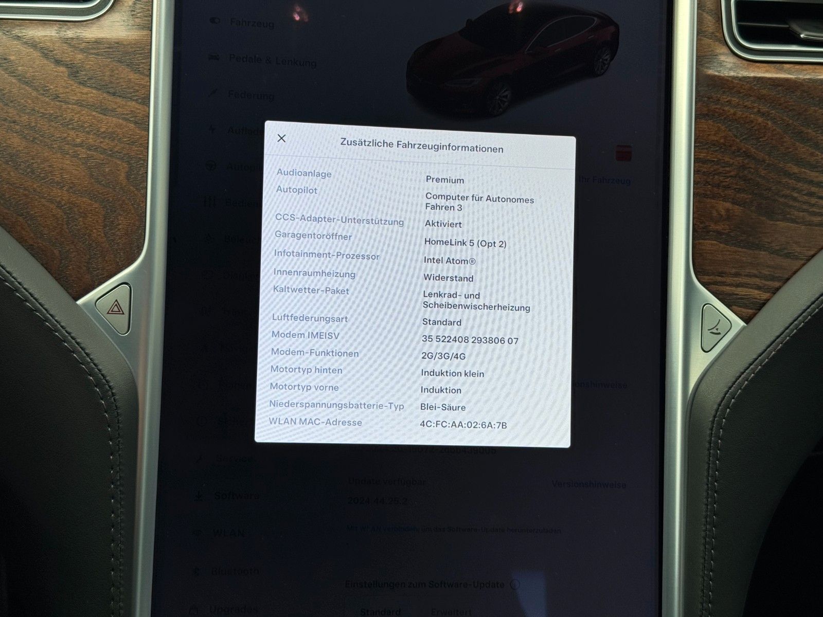 Tesla Model S MODEL S75D | MCU2 | AP2.5 | ASH WOOD | 97,93% |