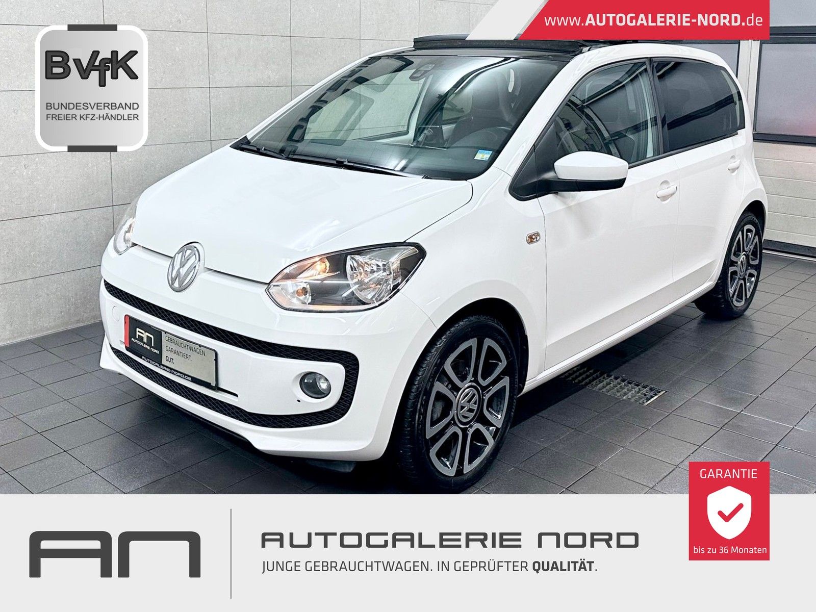 Volkswagen up! up! high Pano+Sport Pack Black R+Tempomat+SHZ